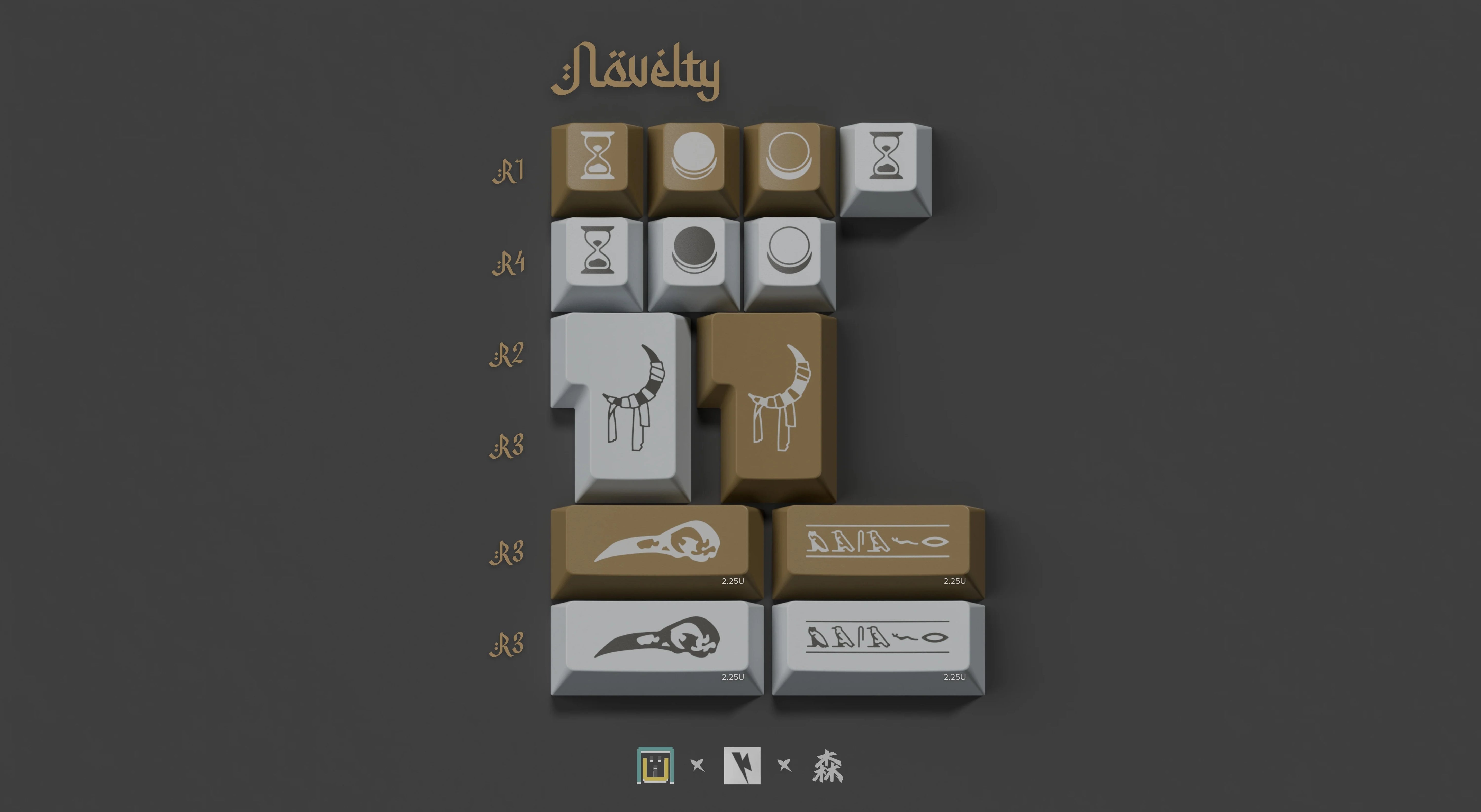 [Pre-Order] - Keykobo Khonsu Keycaps