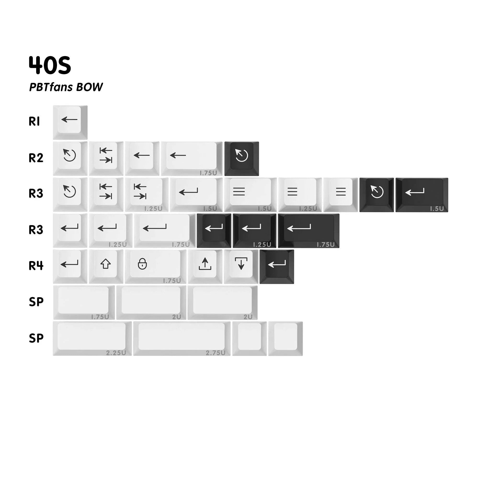 PBTFANS™ BOW KEYCAPS - MechMods UK LTD