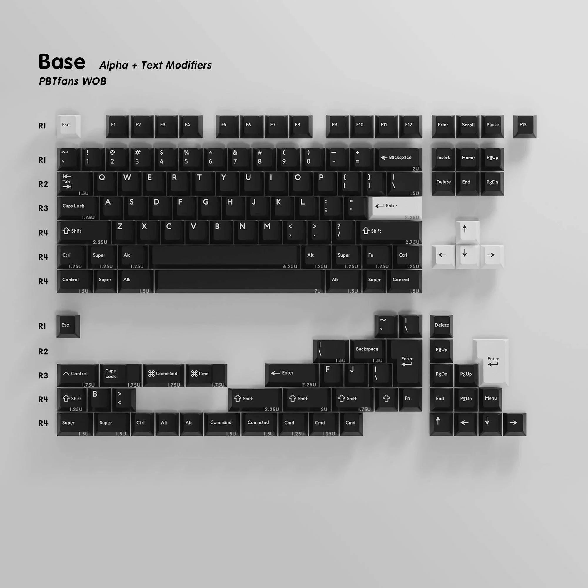 PBTFANS™ WOB KEYCAPS - MechMods UK LTD