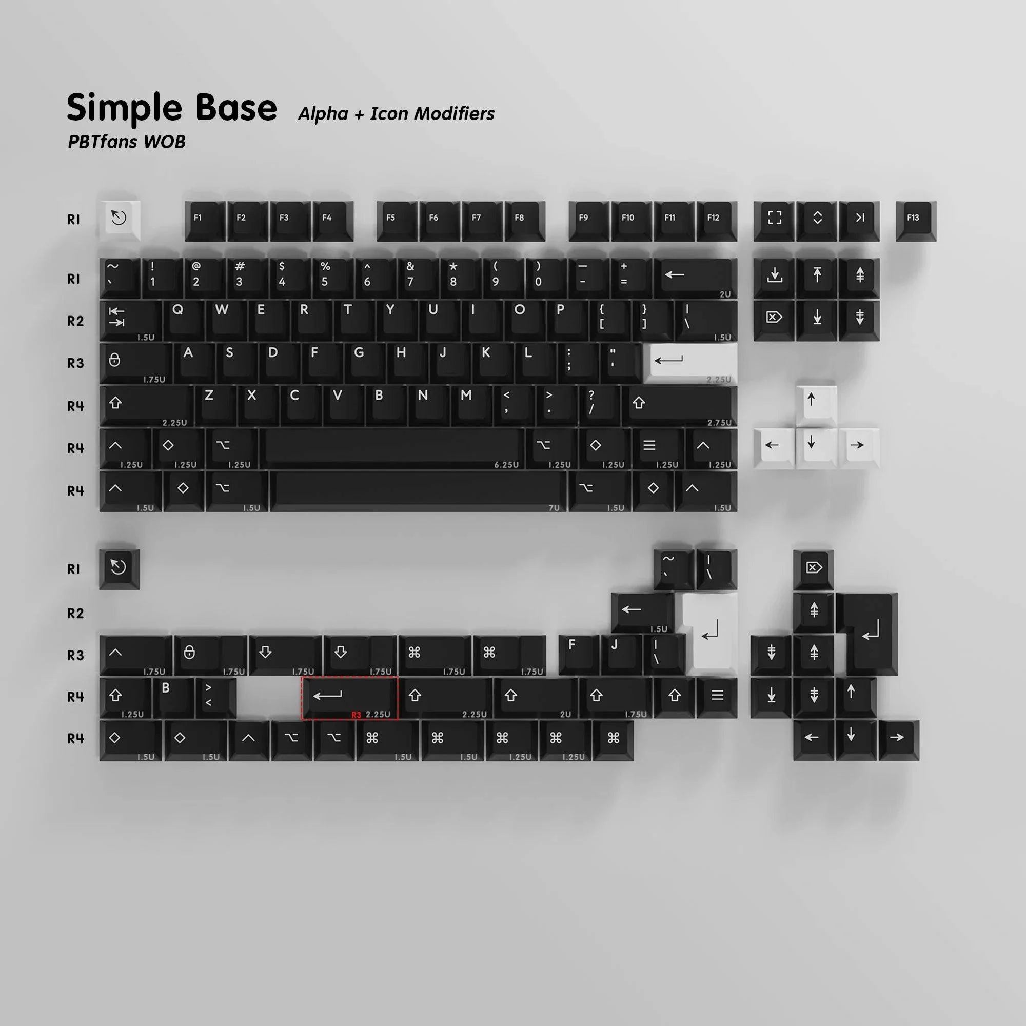 PBTFANS™ WOB KEYCAPS - MechMods UK